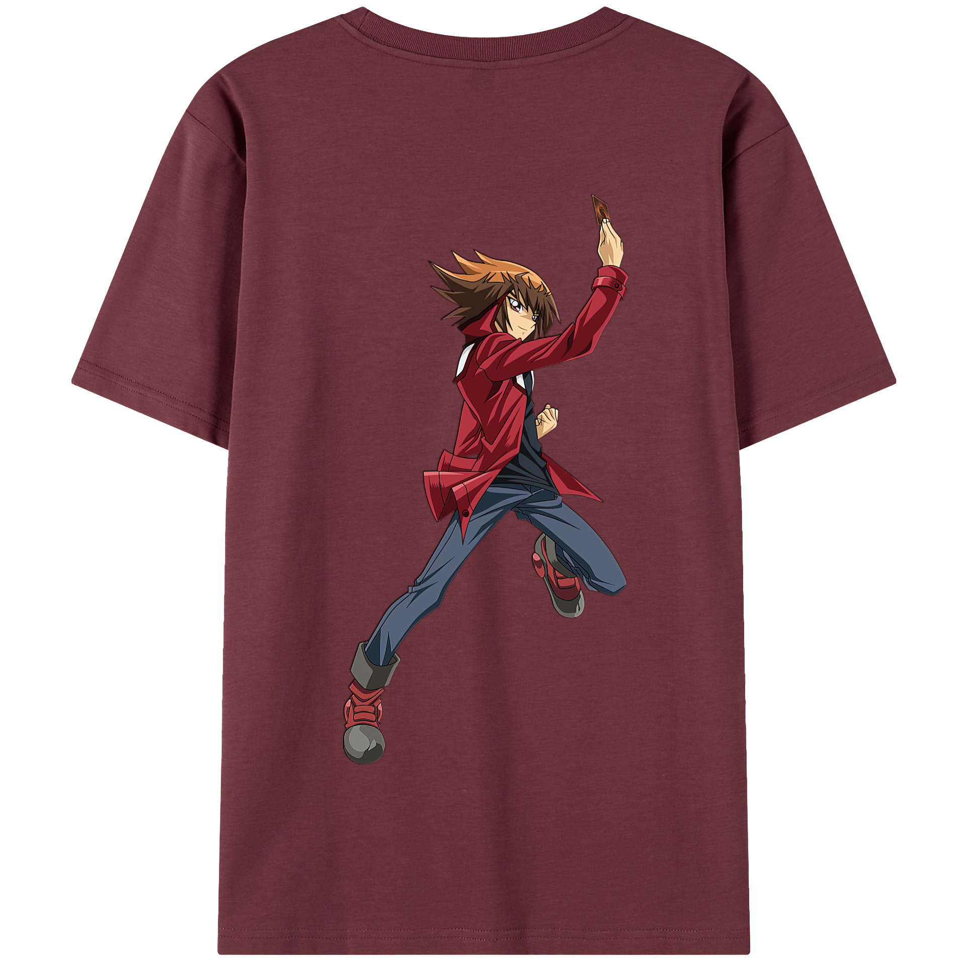 （画像用） 遊☆戯☆王 Yu-Gi-Oh! 綿100％半袖Tシャツ（背面プリント）
